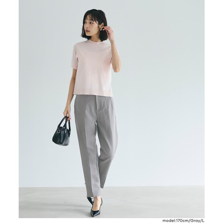 〈26ss新色登場〉360°美脚見えを叶える！3Dストレッチハイウエストパンツ | coca | 詳細画像22 