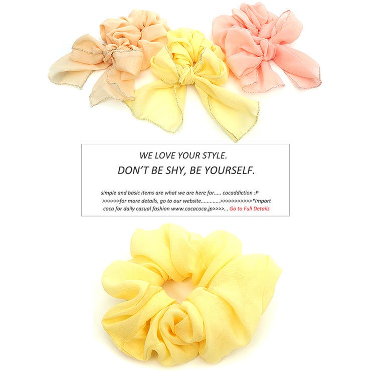 シフォンリボンシュシュ | coca | 詳細画像5 