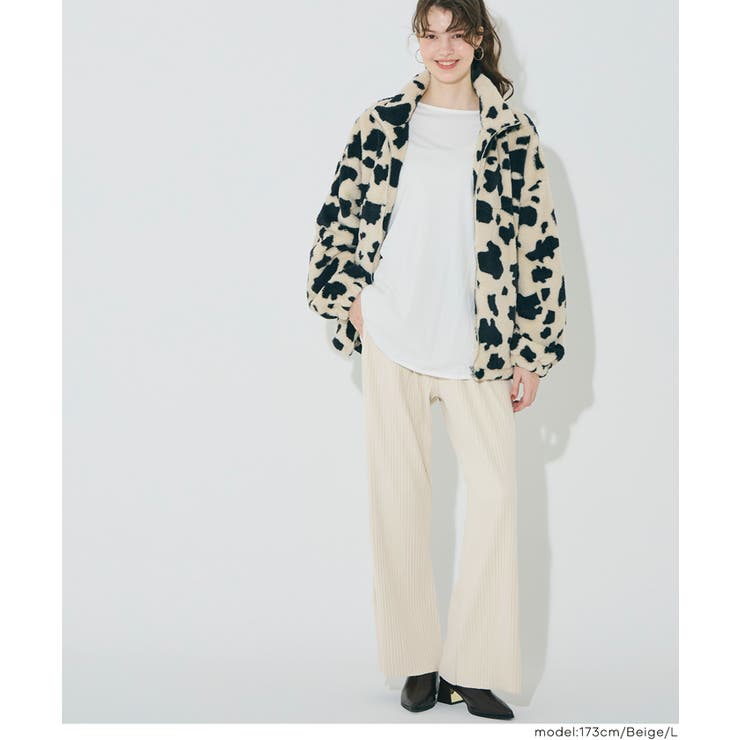 滑らかな肌ざわりとリラックス感のあるシルエットが魅力のスムースリブパンツ | coca | 詳細画像12 