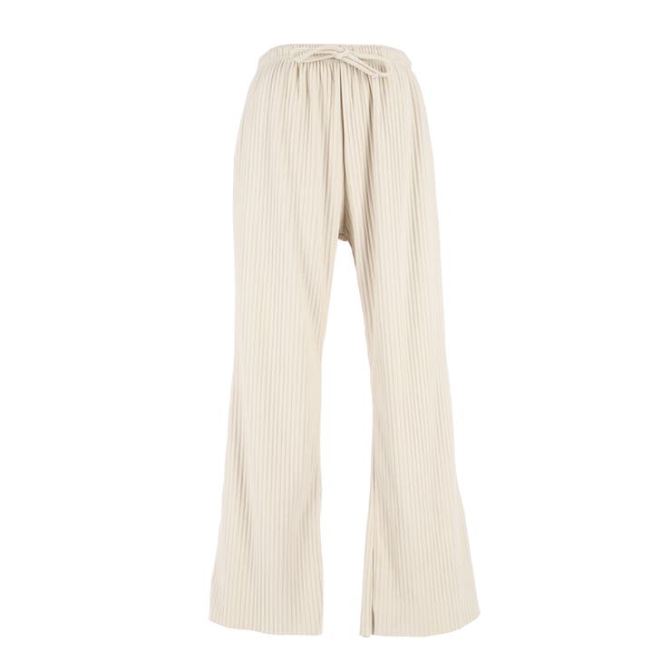 滑らかな肌ざわりとリラックス感のあるシルエットが魅力のスムースリブパンツ | coca | 詳細画像2 