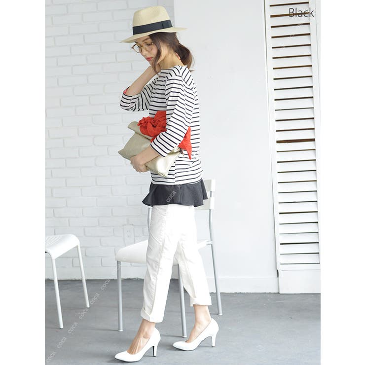 しわ加工フリルインナータンク( レディースファッション トップス | coca | 詳細画像6 