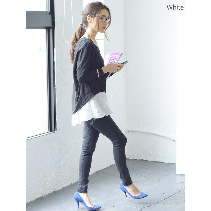 しわ加工フリルインナータンク( レディースファッション トップス | coca | 詳細画像4 