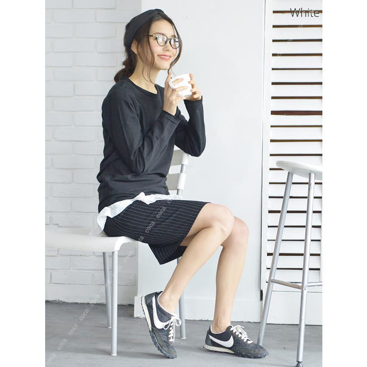 しわ加工フリルインナータンク( レディースファッション トップス | coca | 詳細画像8 