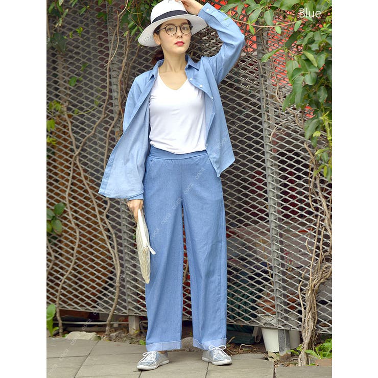 羽織にも使えるシンプル無地カラーシャツ(【G15】 レディースファッション トッ… | coca | 詳細画像8 