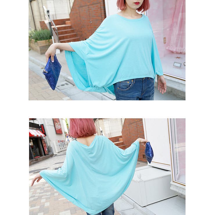 パステルカラーゆったりドルマンスリーブトップス | coca | 詳細画像5 