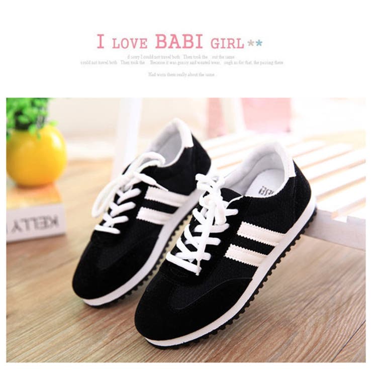 2本ライン スニーカー フラット レディース メッシュ[品番