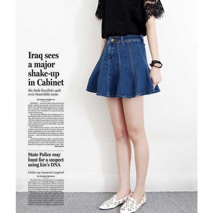 うーたん DIESEL フレアデニムミニスカート 24 インチ インパン付 フレアデニムミニスカート[品番：GORW0009012]｜GORGE （ゴージ