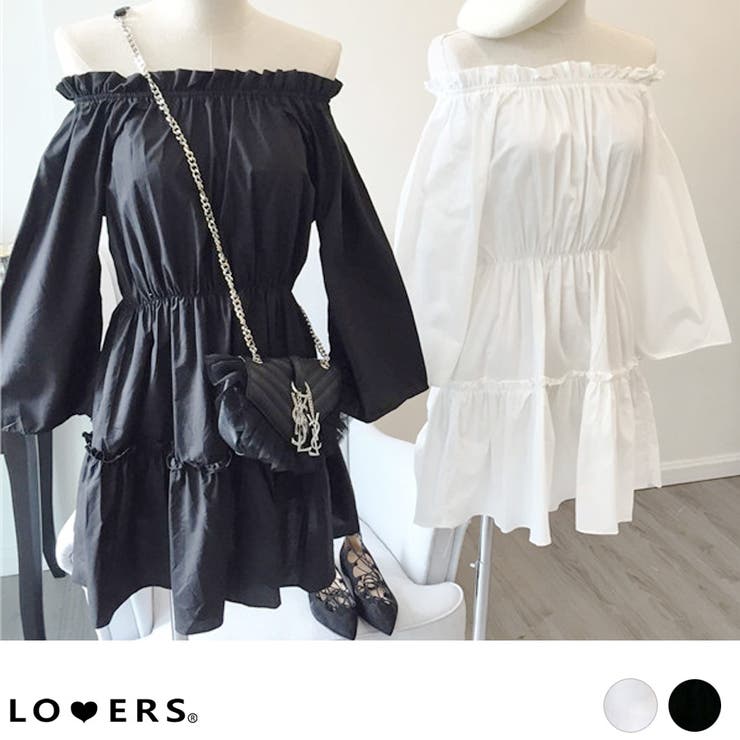春新作 フリルオフショルワンピ Ma 品番 Jp Lovers ラバーズ のレディースファッション通販 Shoplist ショップリスト