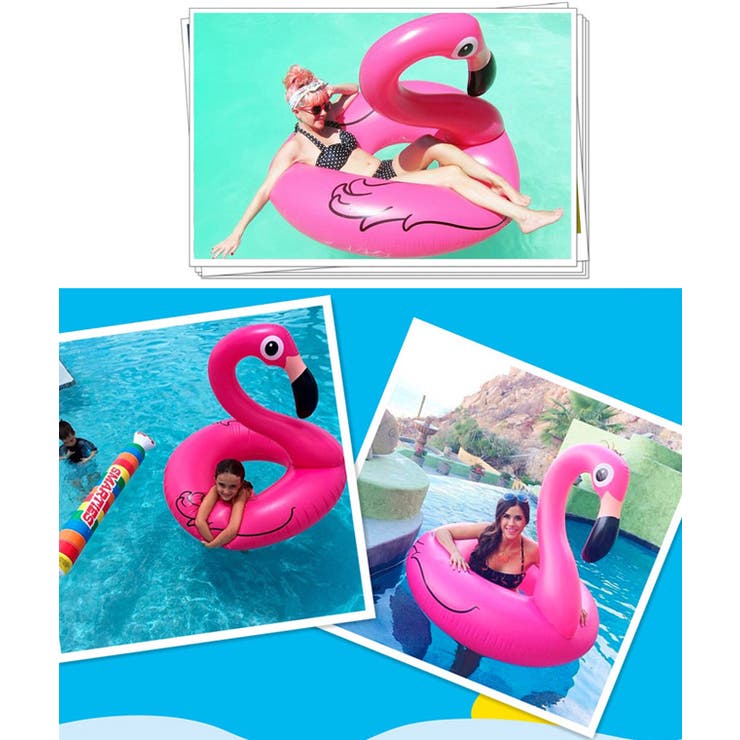 kaitomam♡☆Ｌｉｎｏ150cmフラミンゴ浮き輪＆サボテン浮き輪 Amazon | INTEX(インテックス) 浮き輪 フロート マット
