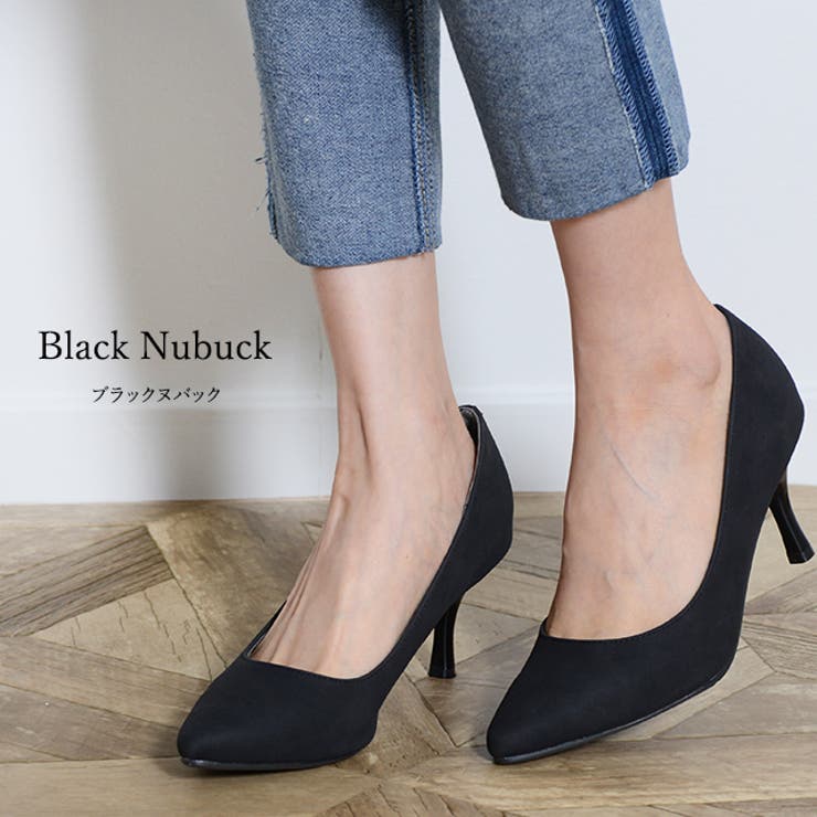 【美品】早い者勝ち！プラダ　パンプス ヒール　ヌバック　ブラック PRADA プラダ パンプス ブラック ピンヒール 22.5cm サテン 中古