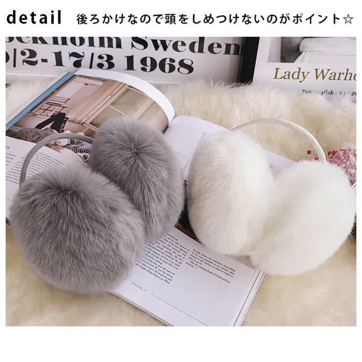 冬新作 シンプルファーイヤーマフ 小物[品番：JP000004663]｜LOVERS