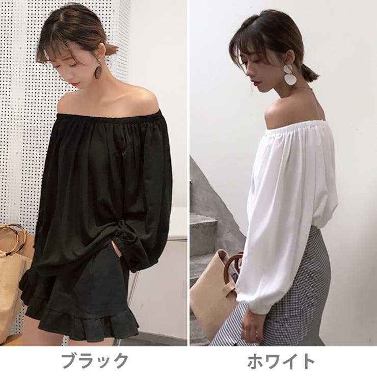 夏新作 ロングスリーブオフショルダートップス ma | LOVERS | 詳細画像11 