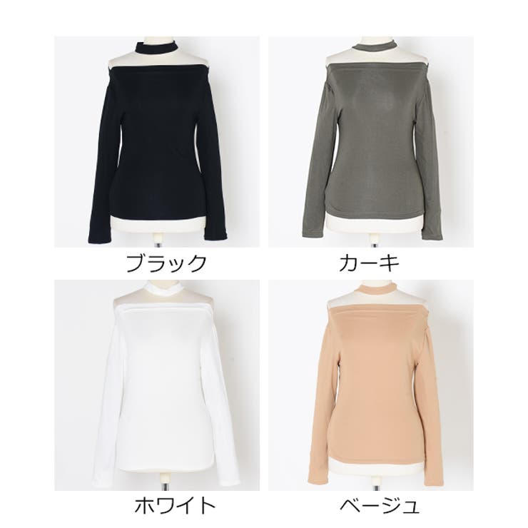 春新作 チョーカーオフショルニットトップス ma[品番 春新作 チョーカーオフショルニットトップス ma[品番
