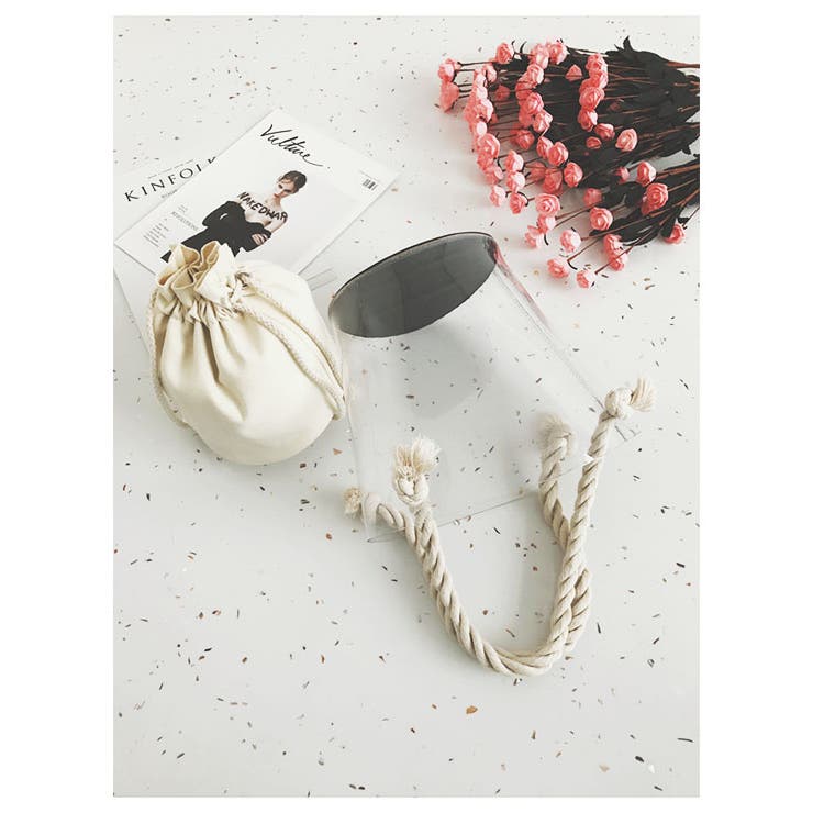 冬新作 クリア巾着ショルダーバッグ バッグ | LOVERS | 詳細画像5 