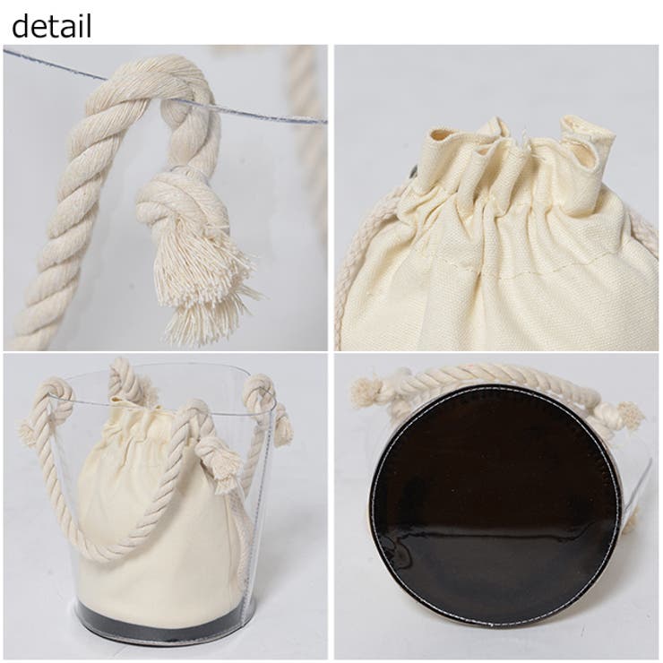 冬新作 クリア巾着ショルダーバッグ バッグ | LOVERS | 詳細画像6 