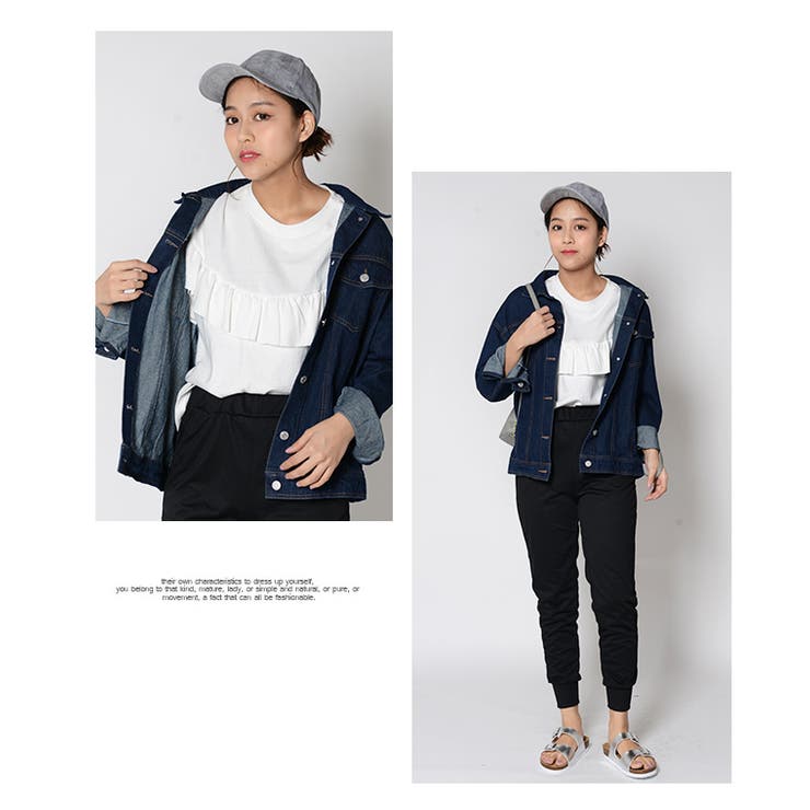 冬新作 フロントフリルスゥエットトップス フロントフリル | LOVERS | 詳細画像7 