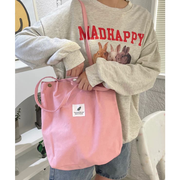 キャンバスピンク | 冬新作 コーデュロイトート キャンバス | LOVERS