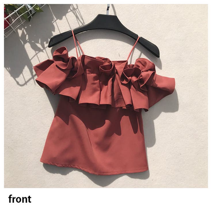 冬新作 フリルオフショルキャミソール ma | LOVERS | 詳細画像14 