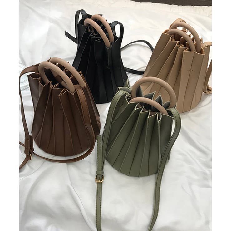 冬新作 ウッドハンドルプリーツバッグ バッグ | LOVERS | 詳細画像5 