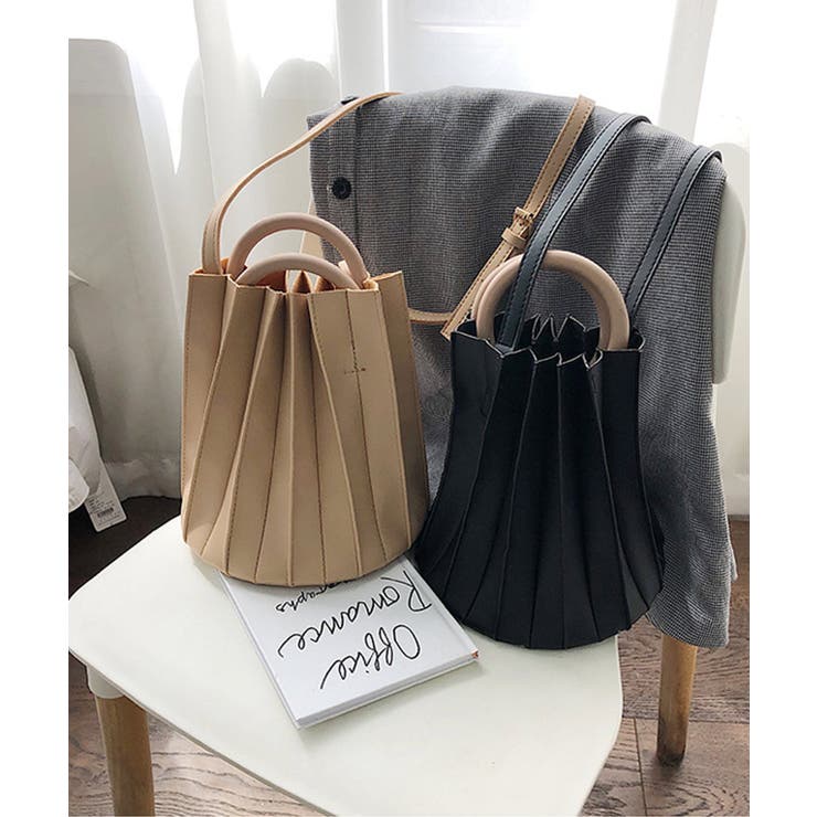 冬新作 ウッドハンドルプリーツバッグ バッグ | LOVERS | 詳細画像7 