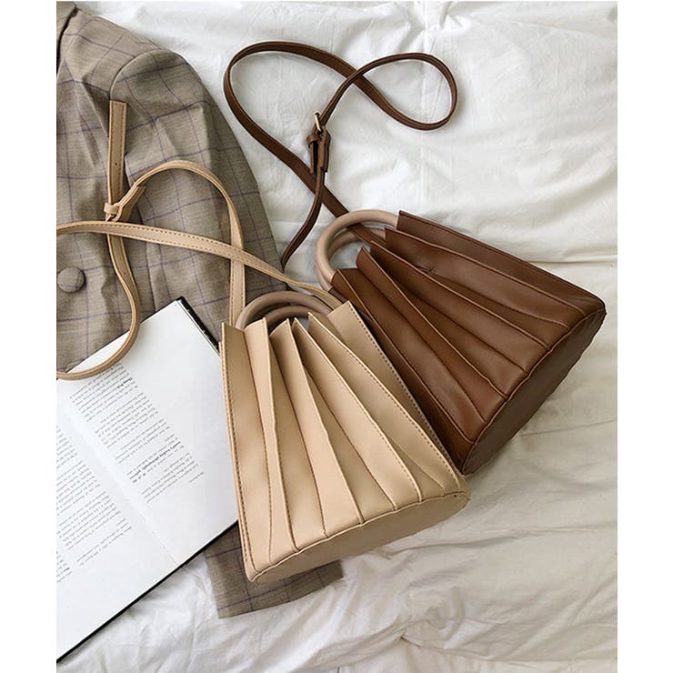 冬新作 ウッドハンドルプリーツバッグ バッグ | LOVERS | 詳細画像8 