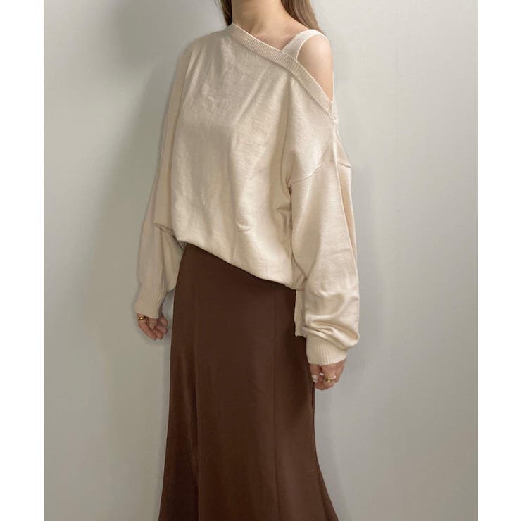 冬新作 ワンショルドッキングチュニック トップス | LOVERS | 詳細画像8 