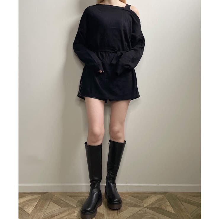 冬新作 ワンショルドッキングチュニック トップス | LOVERS | 詳細画像13 