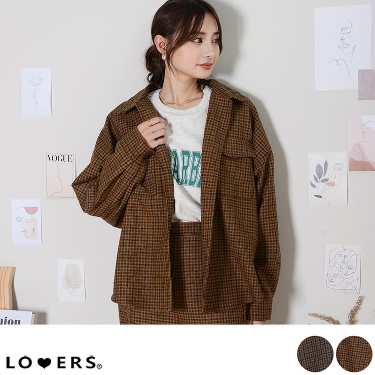 冬新作 ガンクラブチェックシャツ トップス 品番 Jp Lovers ラバーズ のレディースファッション 通販 Shoplist ショップリスト