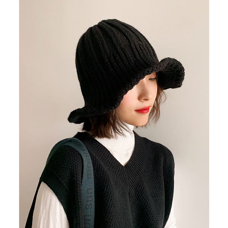 冬新作 ニット編みチューリップハット 帽子 品番 Jp Lovers ラバーズ のレディースファッション通販 Shoplist ショップリスト