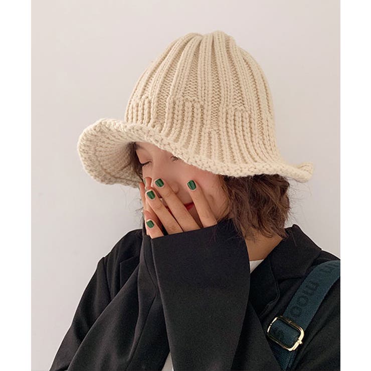 MAISON SPECIALイタリーヤーンニットチューリップハット新品タグ付き MAISON SPECIAL（メゾンスペシャル）の「《UNISEX》Italy Yarn Up