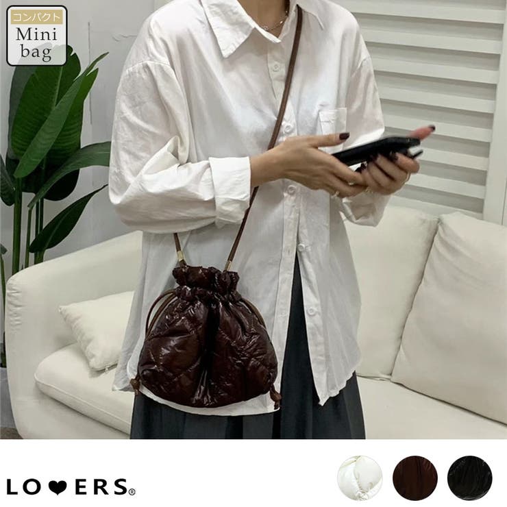 冬新作 キルティング 巾着ショルダー バッグ 品番 Jp Lovers ラバーズ のレディースファッション通販 Shoplist ショップリスト