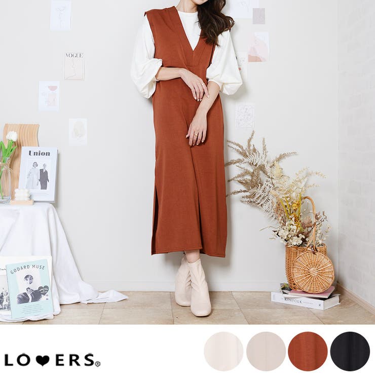 冬新作 ポンチvネック ワンピース 品番 Jp Lovers ラバーズ のレディースファッション通販 毎日送料無料 Shoplist ショップリスト