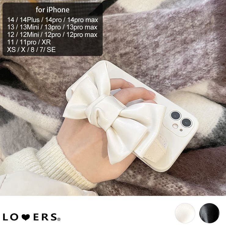 冬新作 Bigリボンベルト スマホケース | LOVERS | 詳細画像1 