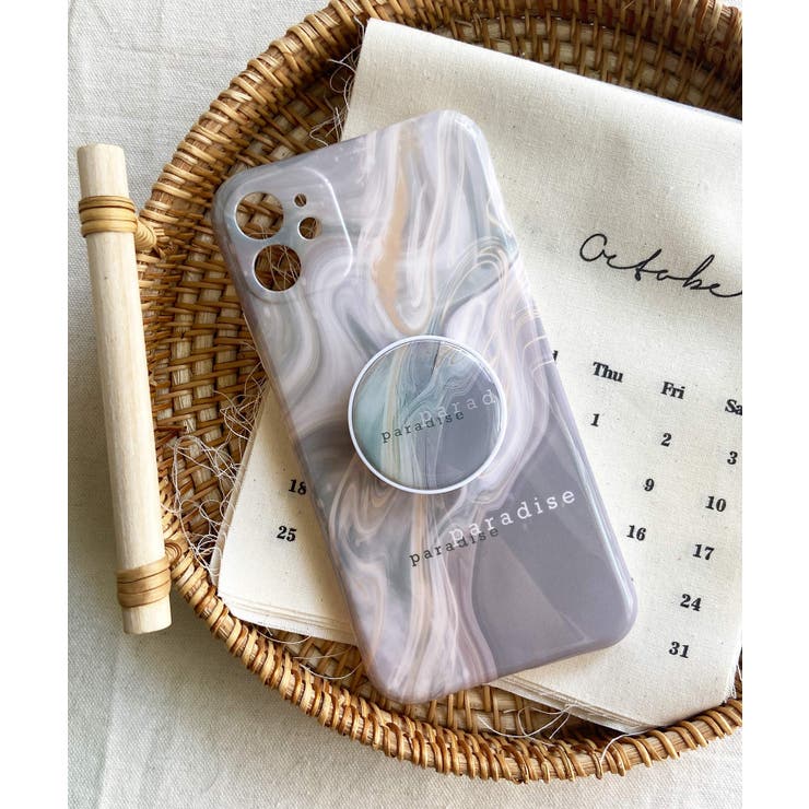 冬新作 マーブルグリップ スマホケース | LOVERS | 詳細画像5 