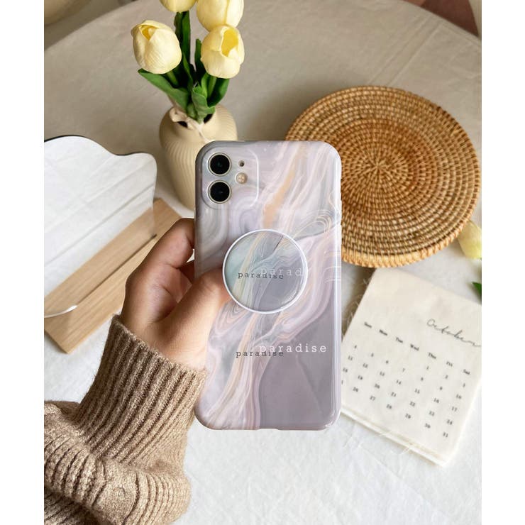 冬新作 マーブルグリップ スマホケース | LOVERS | 詳細画像6 