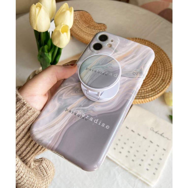 冬新作 マーブルグリップ スマホケース | LOVERS | 詳細画像9 