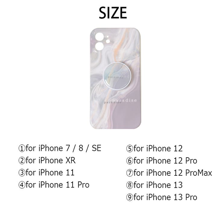 冬新作 マーブルグリップ スマホケース | LOVERS | 詳細画像20 