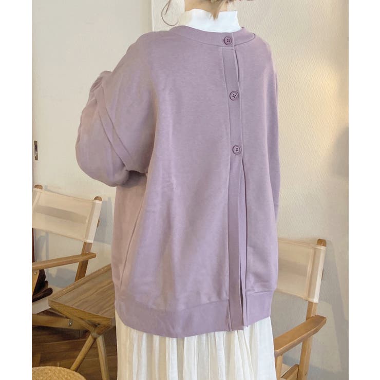 冬新作 2way 裏毛スウェットカーディガン | LOVERS | 詳細画像4 