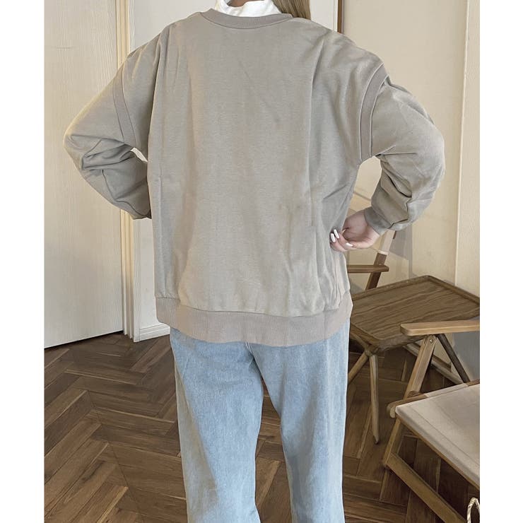 冬新作 2way 裏毛スウェットカーディガン | LOVERS | 詳細画像9 