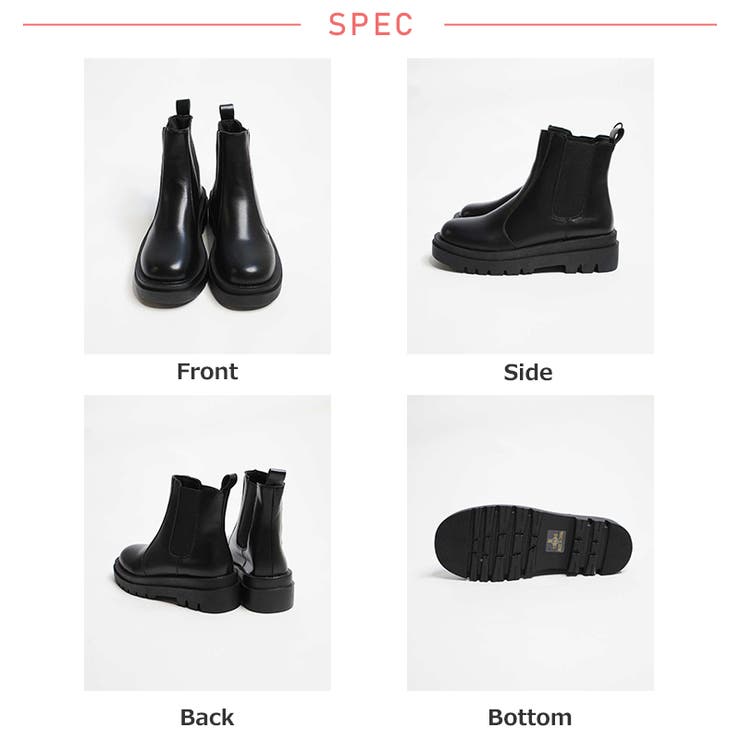 冬新作 厚底サイドゴアブーツ 靴 | LOVERS | 詳細画像29 