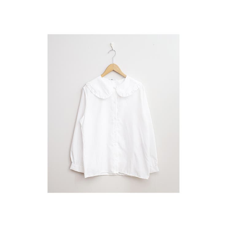 René ホワイト フリル襟 36 Noela ブラウス シャツ フリルブラウス レディース : ZOZOTOWN