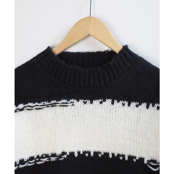 冬新作 ダメージ加工 ボーダー | LOVERS | 詳細画像12 