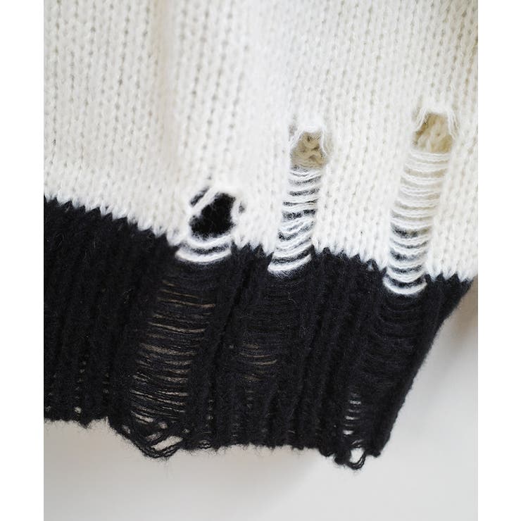 冬新作 ダメージ加工 ボーダー | LOVERS | 詳細画像15 