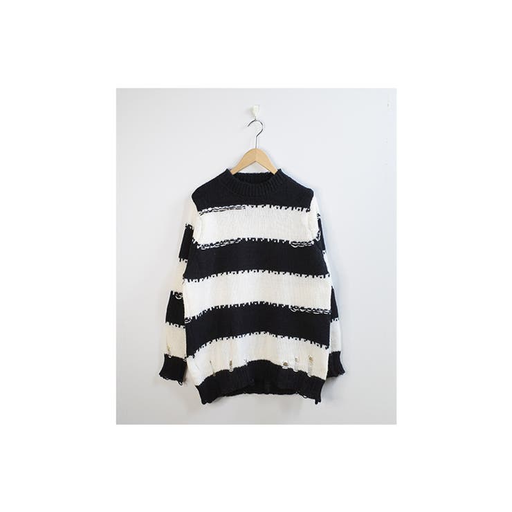 冬新作 ダメージ加工 ボーダー | LOVERS | 詳細画像18 