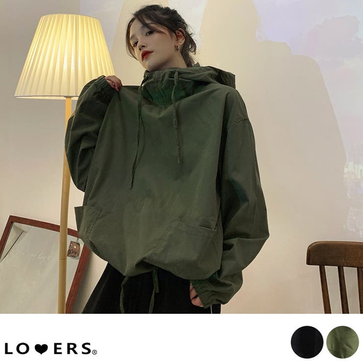 冬新作 ビックシルエット アノラックパーカー | LOVERS | 詳細画像1 