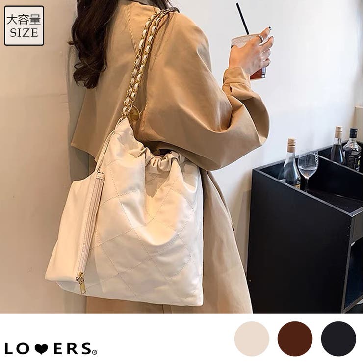 冬新作 ミニポーチ付き キルティング | LOVERS | 詳細画像1 