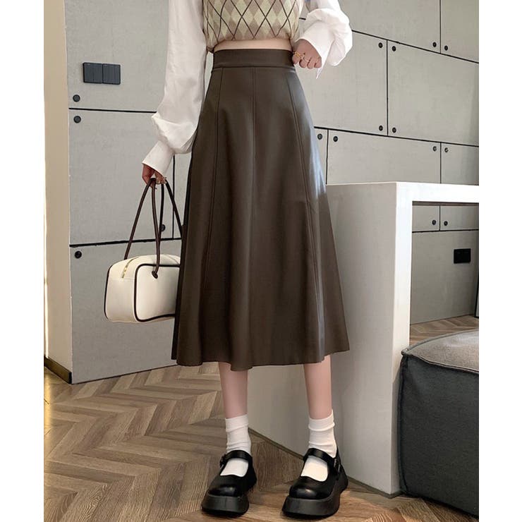 冬新作 ハイウエスト フェイクレザー | LOVERS | 詳細画像13 