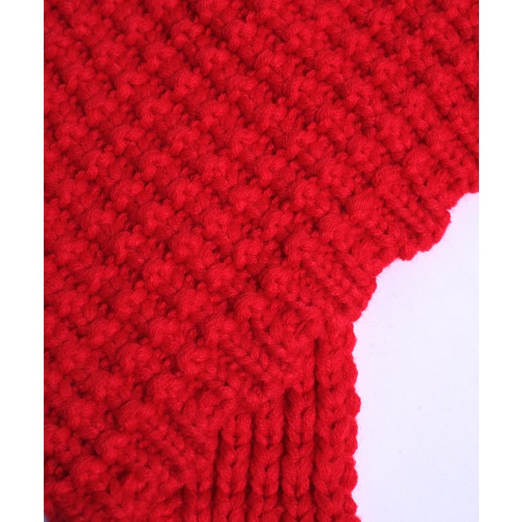 冬新作 ポンポン紐付き フードニットキャップ | LOVERS | 詳細画像17 