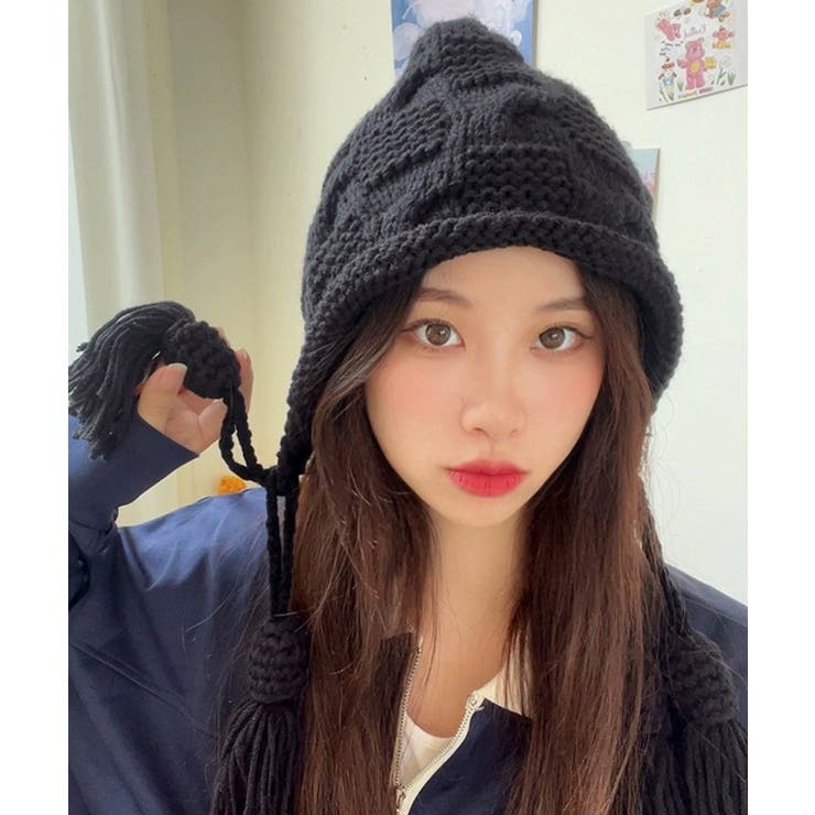 ファン必見】hide 紐付きニットキャップ Hide 猫耳ニット帽 | TikTok