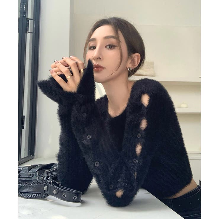 冬新作 クロップド丈 袖ボタン | LOVERS | 詳細画像2 